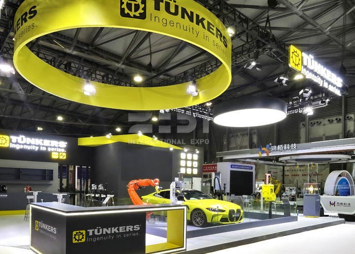汽車展臺(tái)布置
